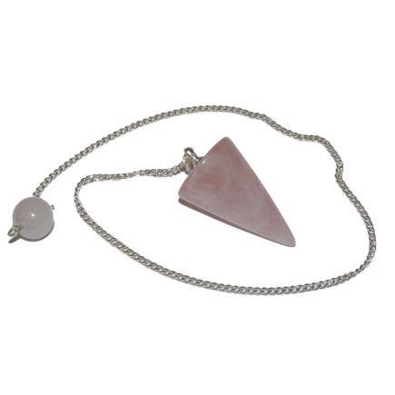 Rose Quartz Cone Pendulum