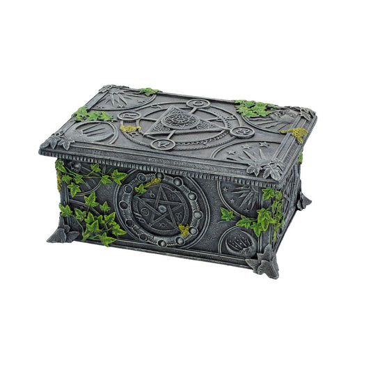 Wiccan Pentagram Tarot Box 17.5cm