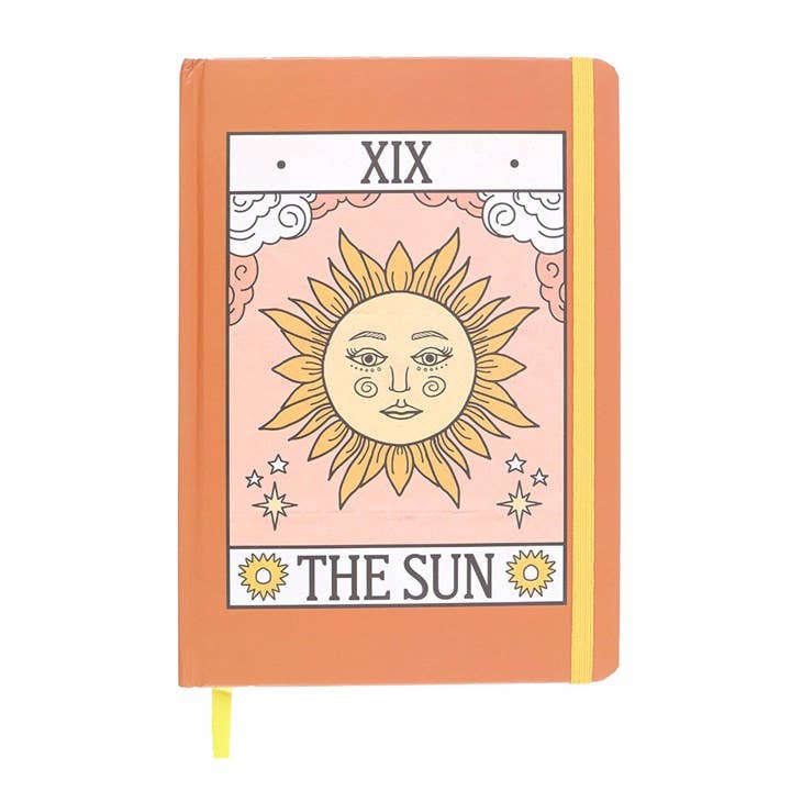 The Sun Vintage Tarot Card A5 Notebook