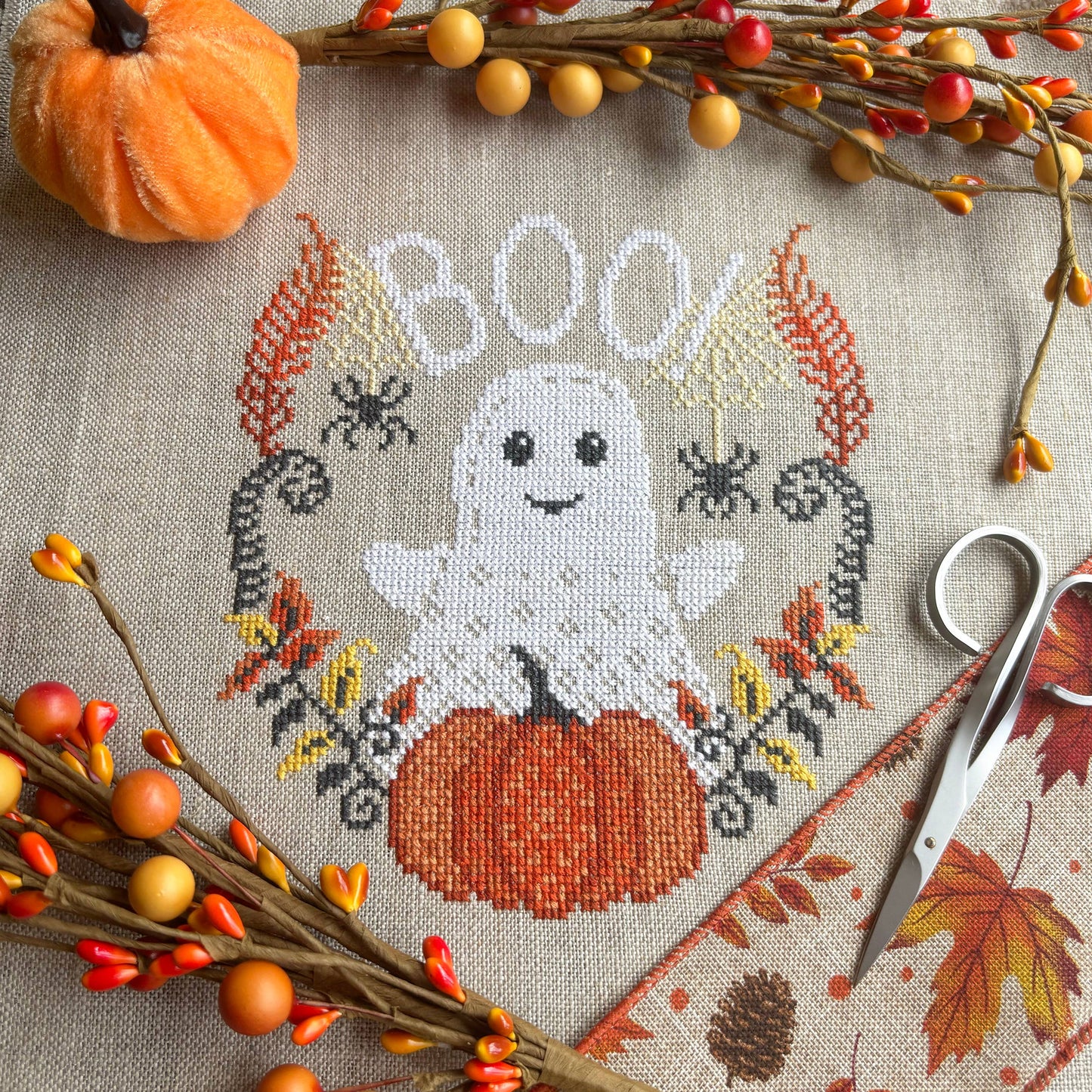 Boo Ghost - Cross Stitch Kit