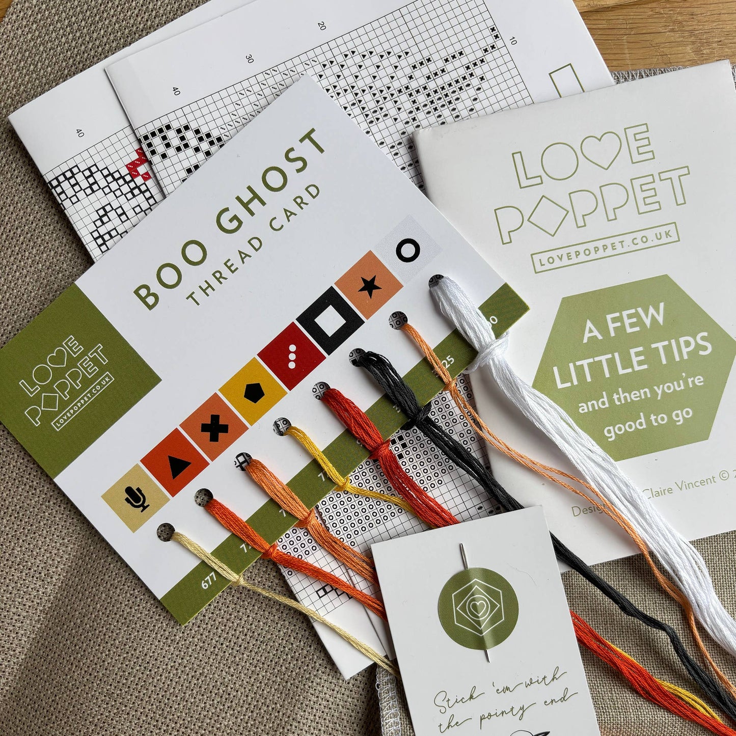 Boo Ghost - Cross Stitch Kit