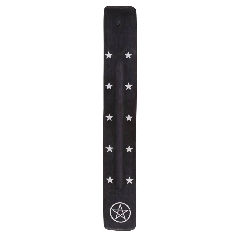 Pentagram Wooden Incense Ash Catcher