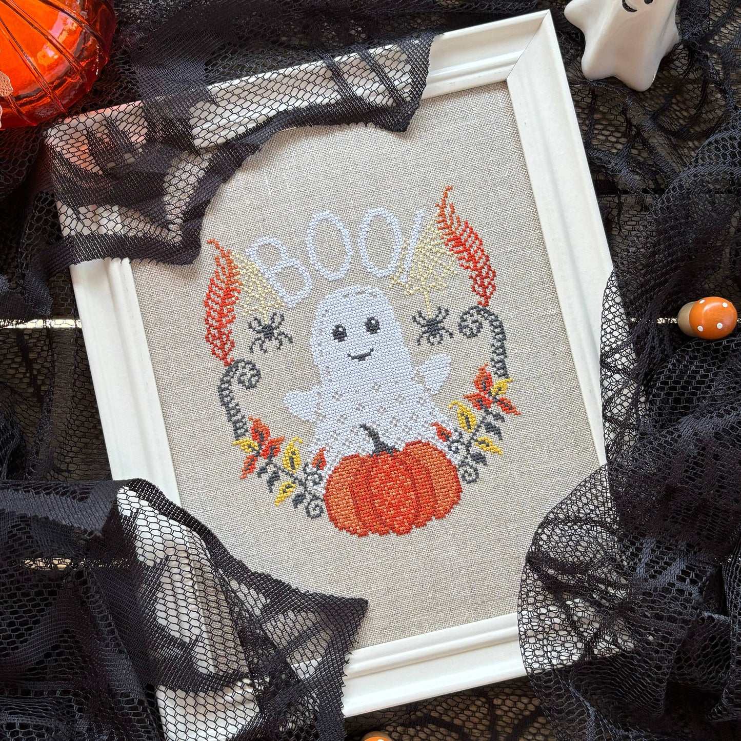 Boo Ghost - Cross Stitch Kit