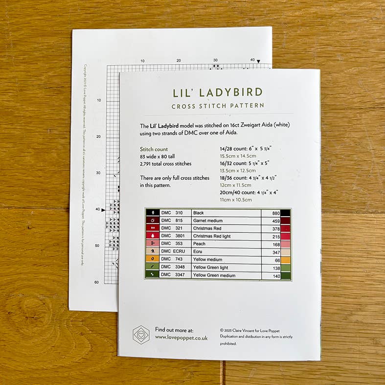 Lil' Ladybird - Printed Pattern