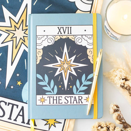 The Star Vintage Tarot Card A5 Notebook