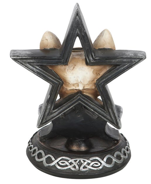 Ouija cat backflow incense burner